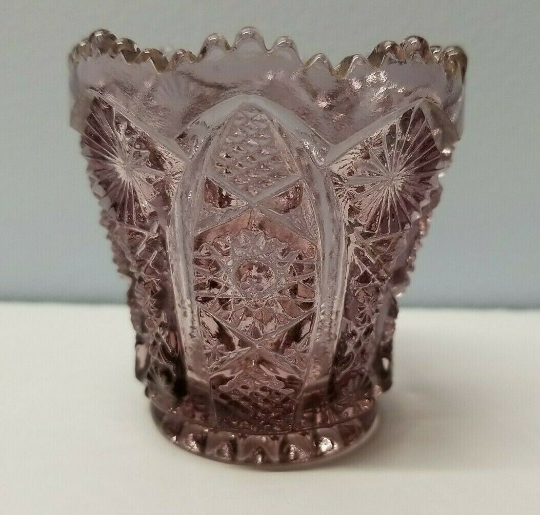 Vintage Purple Imperial Glass Votive/vase 2 1/2"