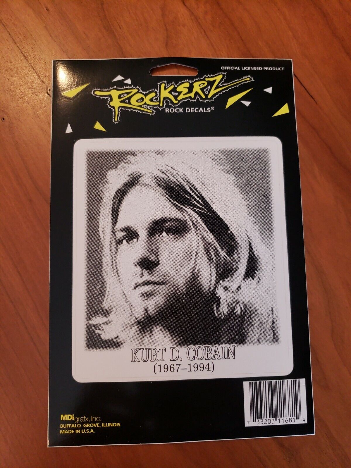 Kurt Cobain Sticker Decal Nos