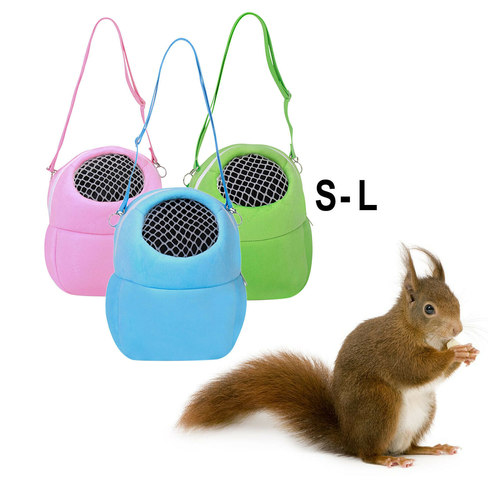 Travel Hamster Carrier Bag Pet Breathable Hedgehog Sugar Glider Guinea Pig