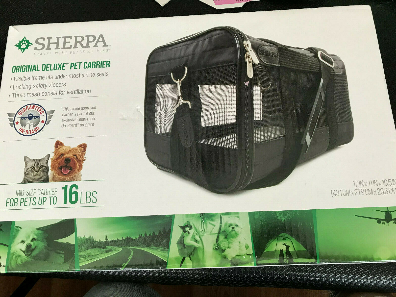 Sherpa Original Delux Mid Size Pet Carrier
