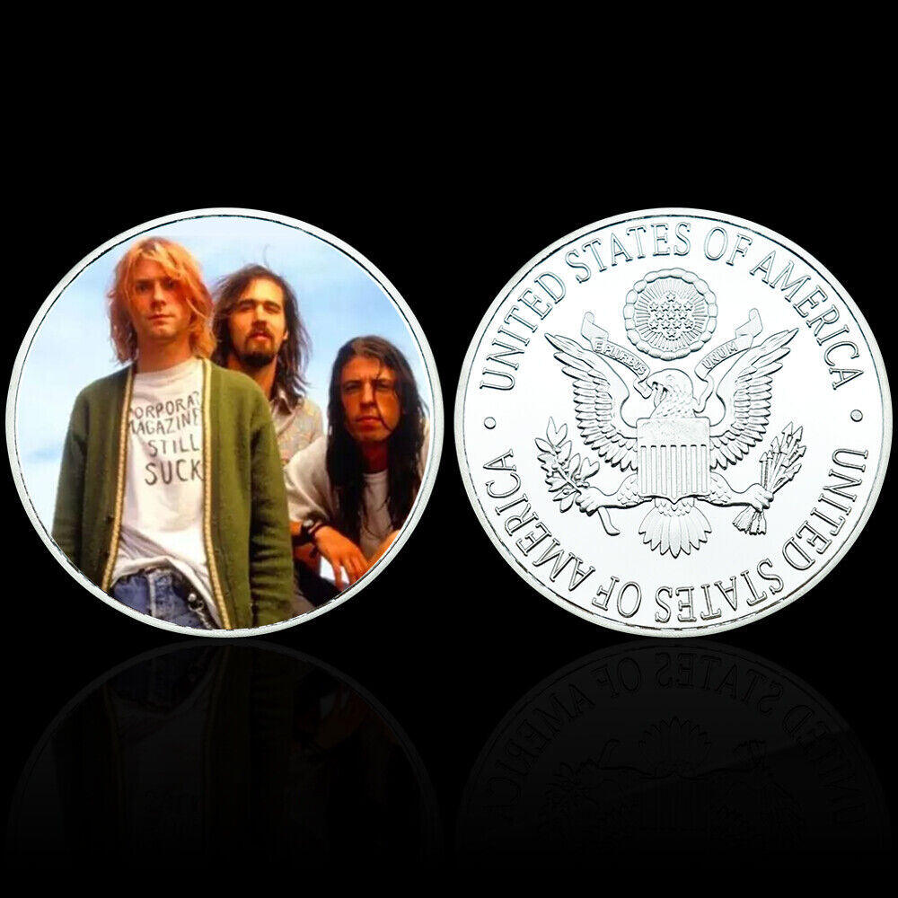 Rock Pop Band Silver Coin Music Memorabilia Metal Coin Souvenir Fan Gift