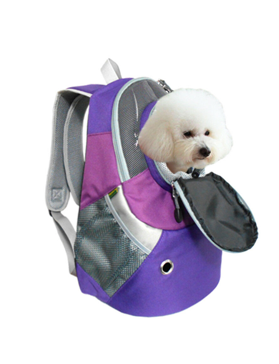 Dog Cat Carrier Mesh Outdoor Backpack Puppy Travel Bag Pet Knapsack Medium Size