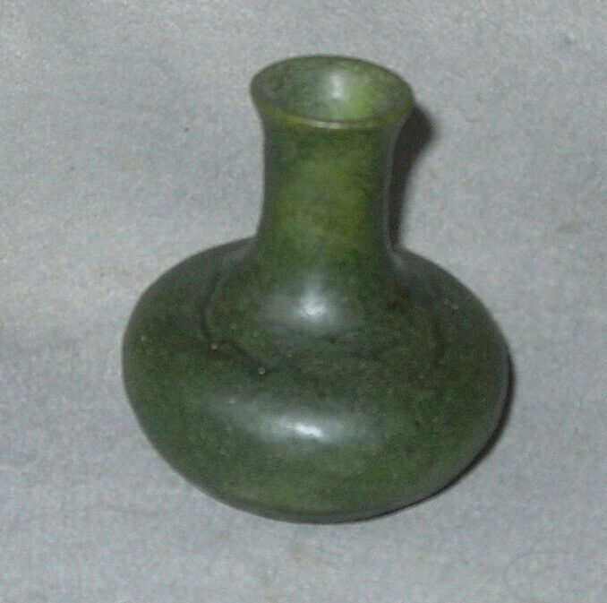 Grueby Green Vase - Miniature Arts & Crafts Signed Collectible-a Must Have!