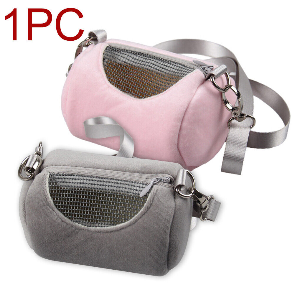 Hamster Carrier Bag Accessories Cylinder Design Pet Cage Visible Mesh Practical