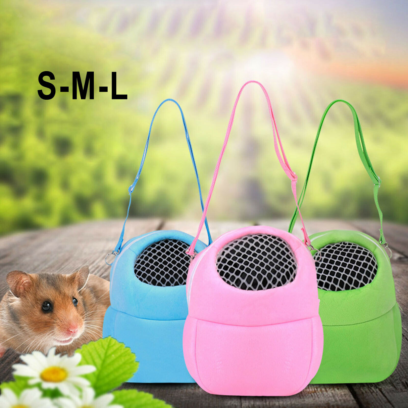 Small Animals Pet Carry Carrier Tote Cage Bags Portable Travel Handbags Warm